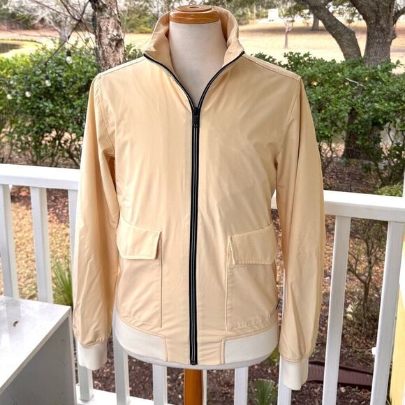 Scotch & Soda Specially Made Bomber Style Jacket.  Yellow. Medium. - Picture 7 of 7